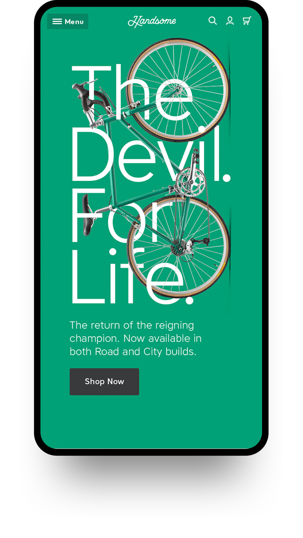 Handsome Cycles Mobile Screen Devil Graphic